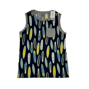 NWT, Carter’s Kid Size 8 Sleeveless Shirt Surfboards
